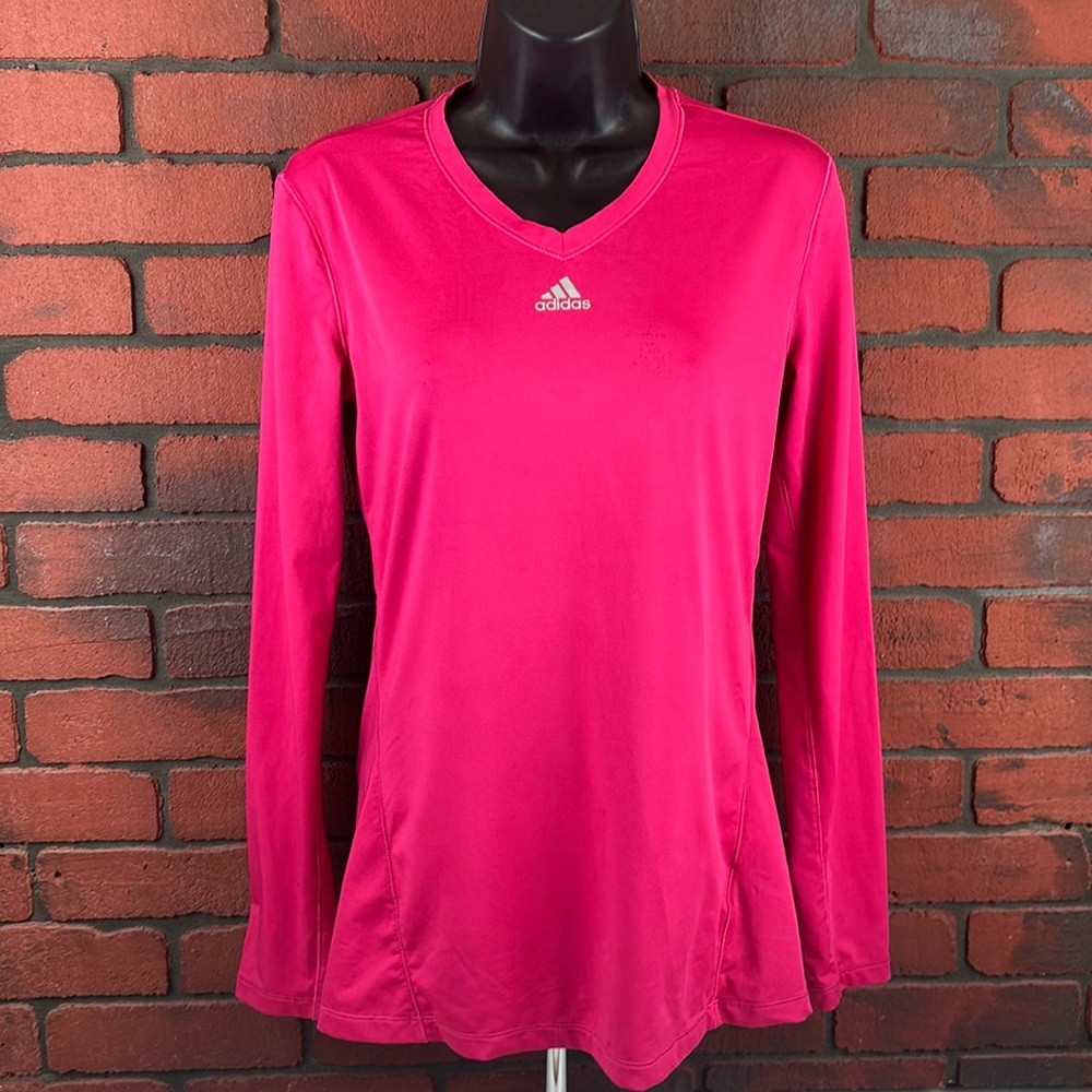 Adidas Shirt Womens Small Pink Activewear‎